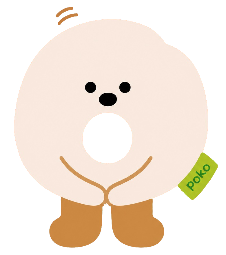 おみくじを持ったpoko